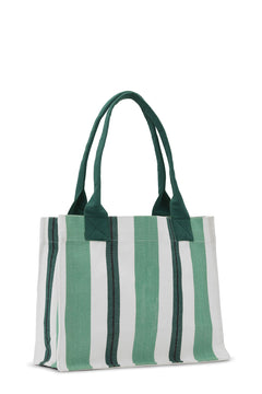 Large Easy Shopper Stripes - Juniper
