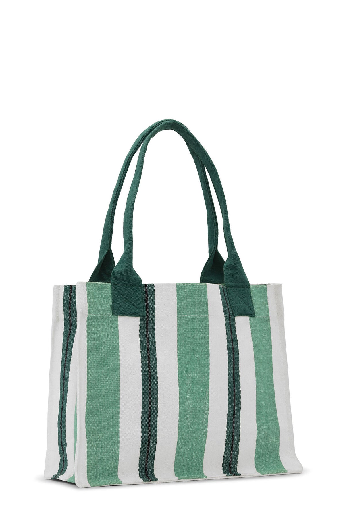 Large Easy Shopper Stripes - Juniper