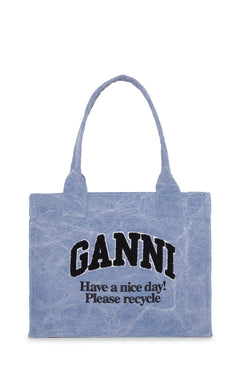 Large Easy Shopper Washed - Light Blue Vintage
