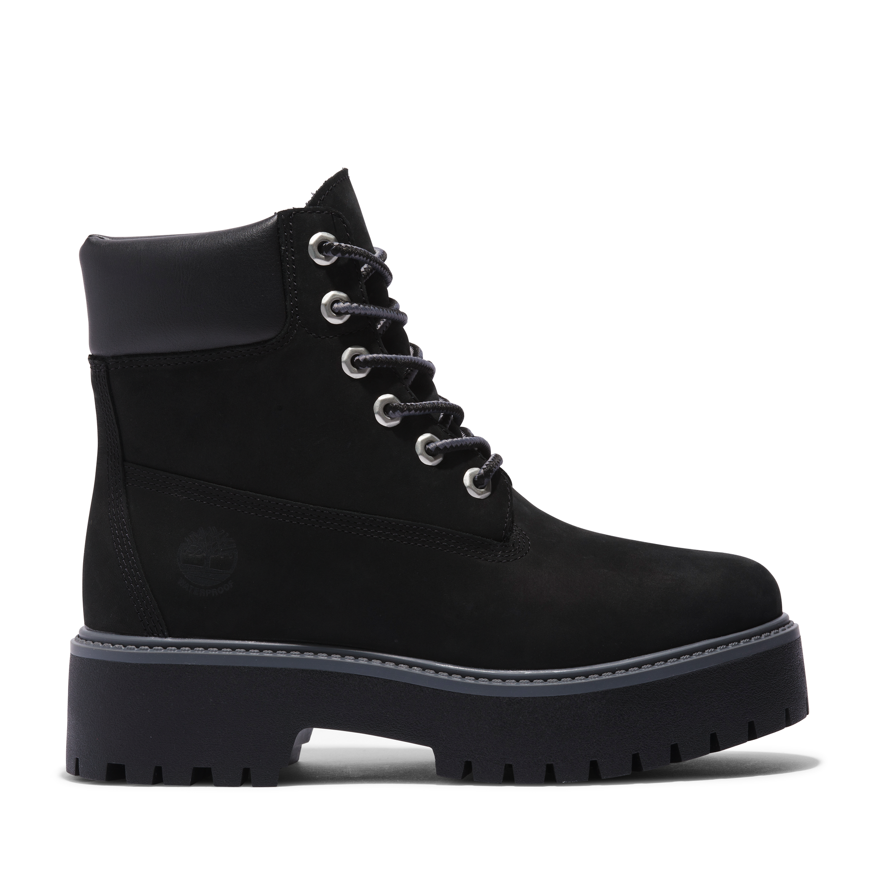 Stone Street 6 Inch Lace Up Waterproof Boot - Black