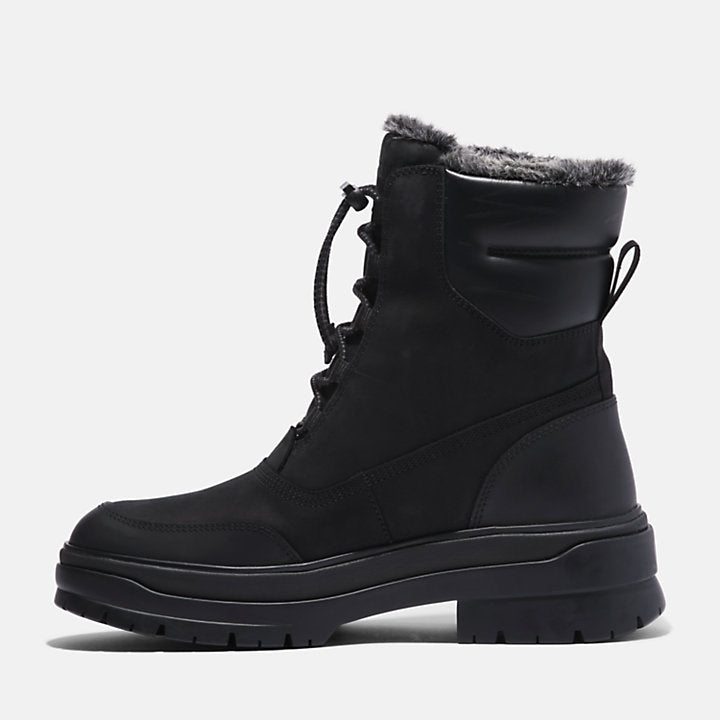 Brooke Valley Mid Pull On Waterproof Boot - Jet Black