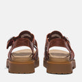 Clairemont Way Fisherman Sandal - Dark Red Full Grain