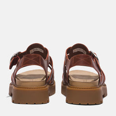 Clairemont Way Fisherman Sandal - Dark Red Full Grain
