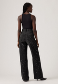 Ribcage Wide Leg Jeans - Dazzle Me Smoke
