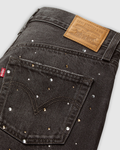 Ribcage Wide Leg Jeans - Dazzle Me Smoke