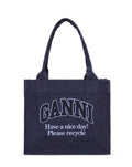 Large Easy Shopper Denim - Dark Navy
