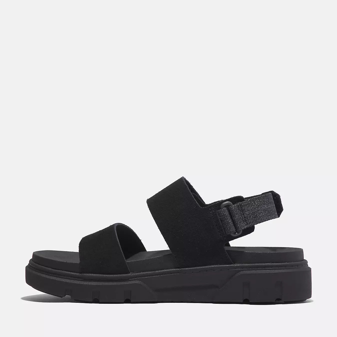 Greyfield Sandal Backstrap Sandal - Black Suede