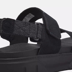Greyfield Sandal Backstrap Sandal - Black Suede