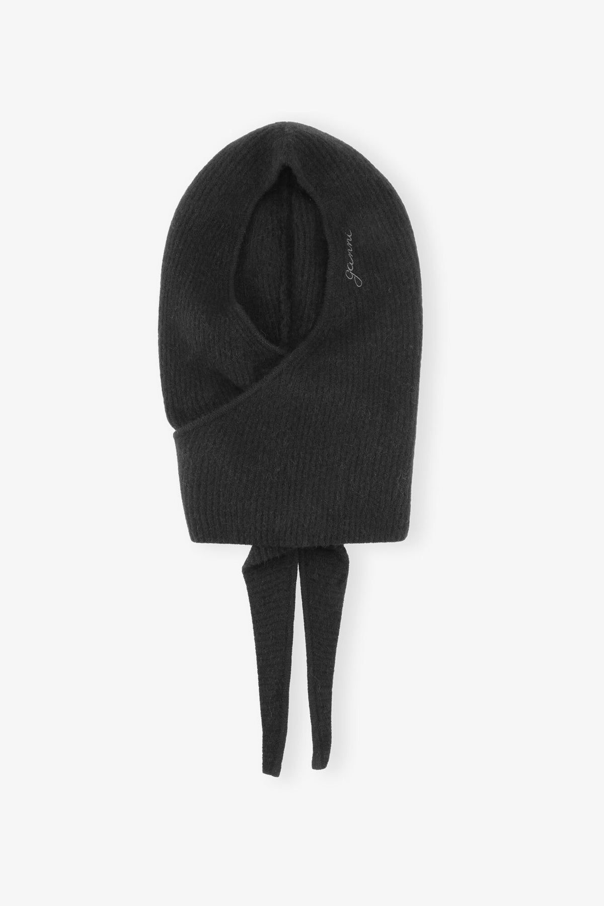 Ganni Soft Wool Balaclava - Svart