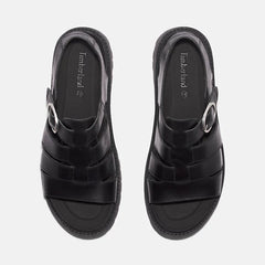 Clairemont Way Fisherman Sandal - Black Full Grain