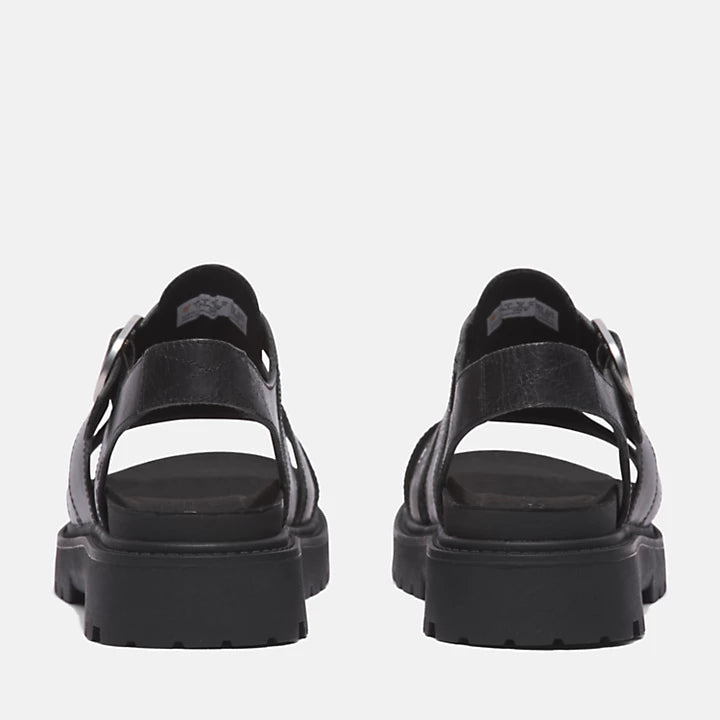 Clairemont Way Fisherman Sandal - Black Full Grain