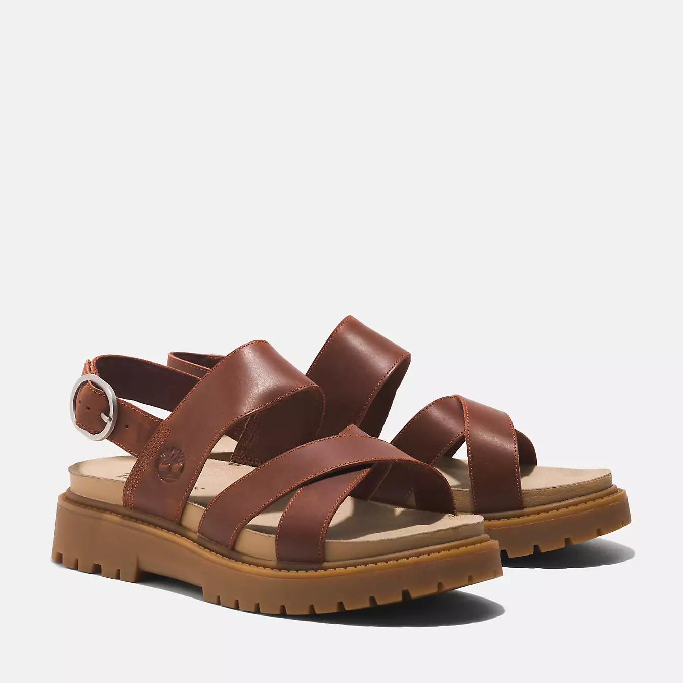 Clairemont Way Backstrap Sandal - Dark Red Full Grain