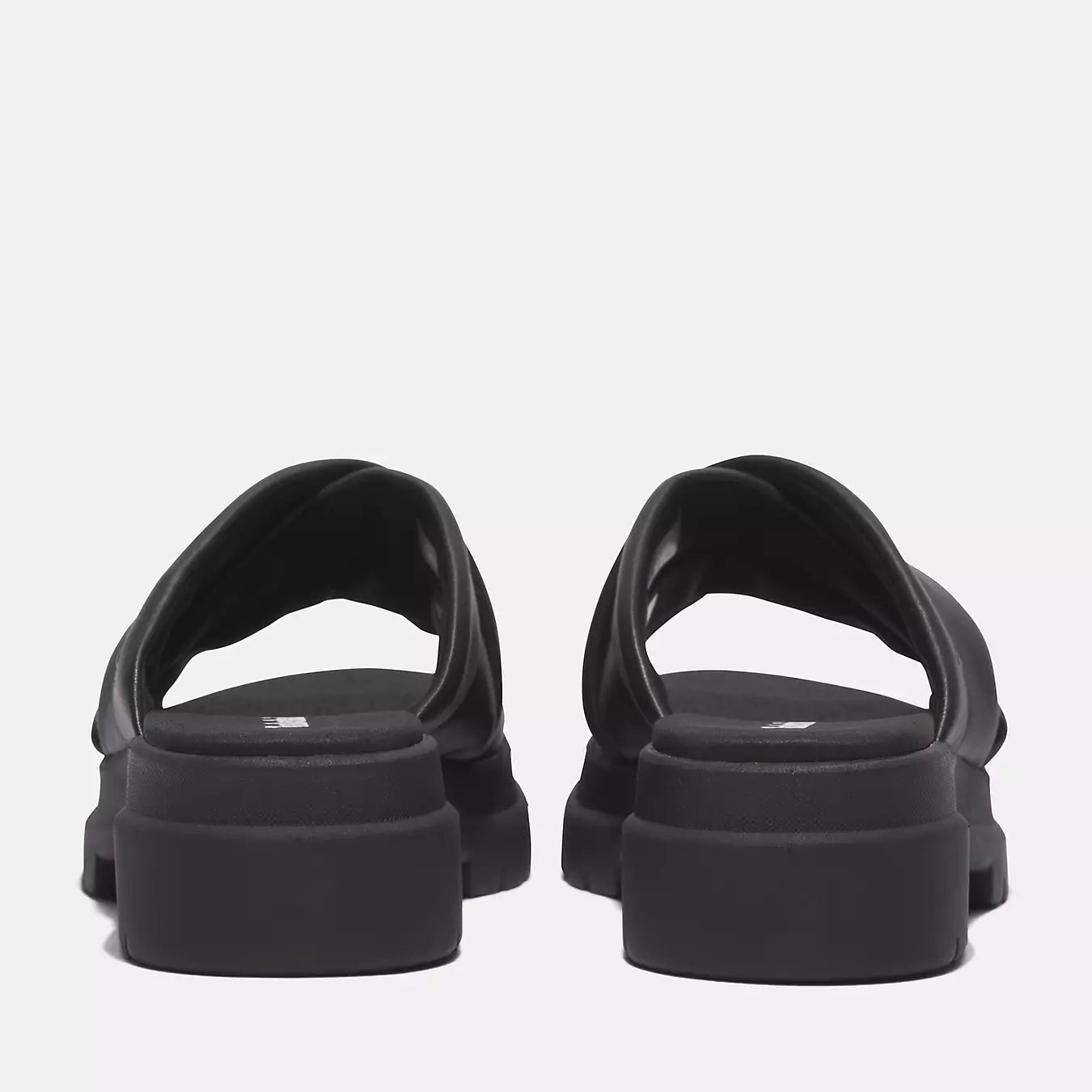 London Vibe Slide Sandal - Svart Skinn