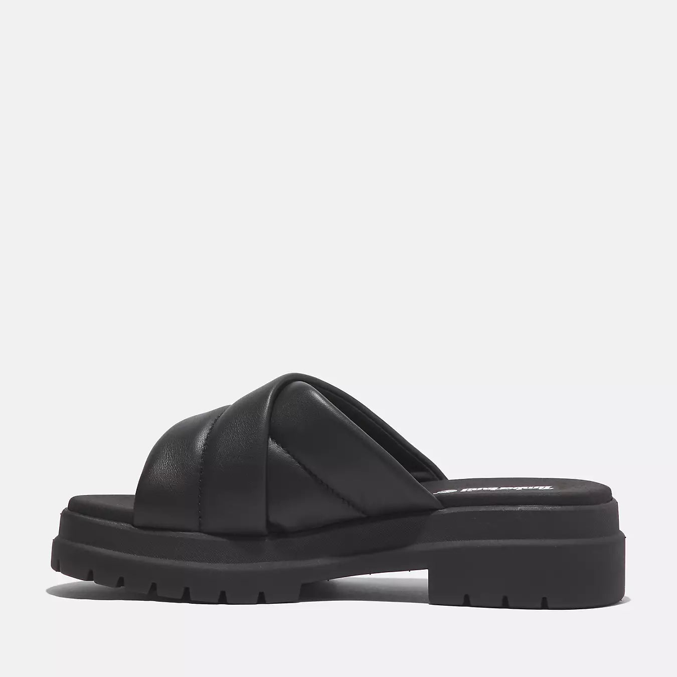 London Vibe Slide Sandal - Svart Skinn