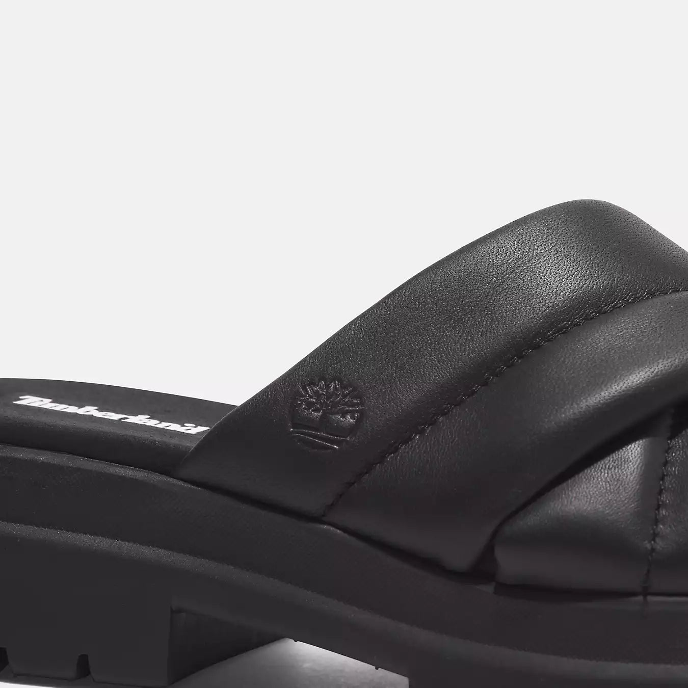 London Vibe Slide Sandal - Svart Skinn