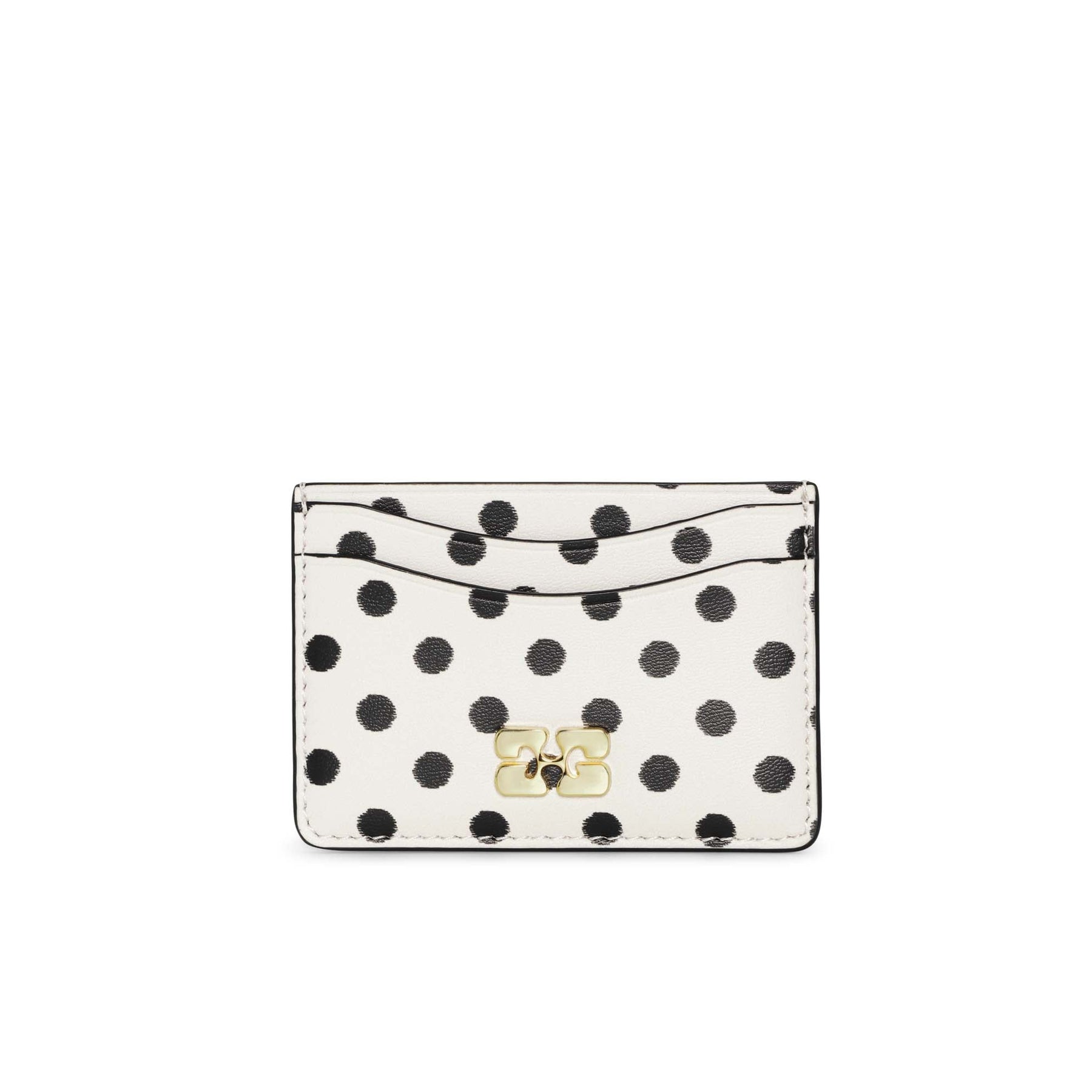 Ganni Bou Korthållare Print Dots - Egret