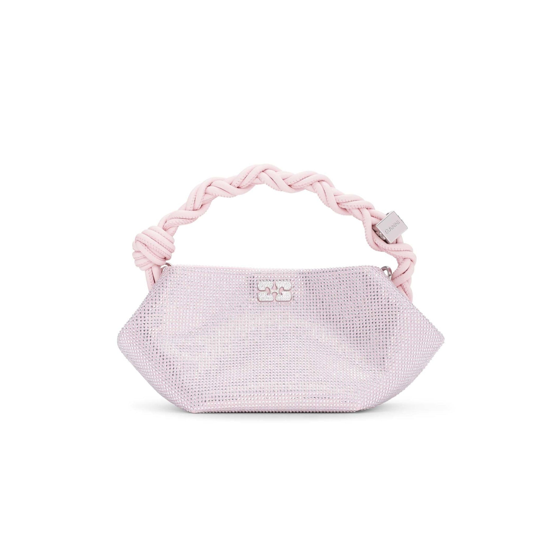 Ganni Bou Bag Mini Strass - Chalk Pink