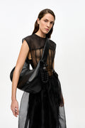 Ganni Bou Bag Hobo Medium - Black