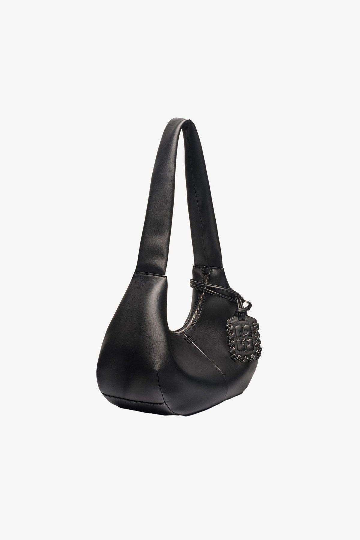 Ganni Bou Bag Hobo Medium - Black