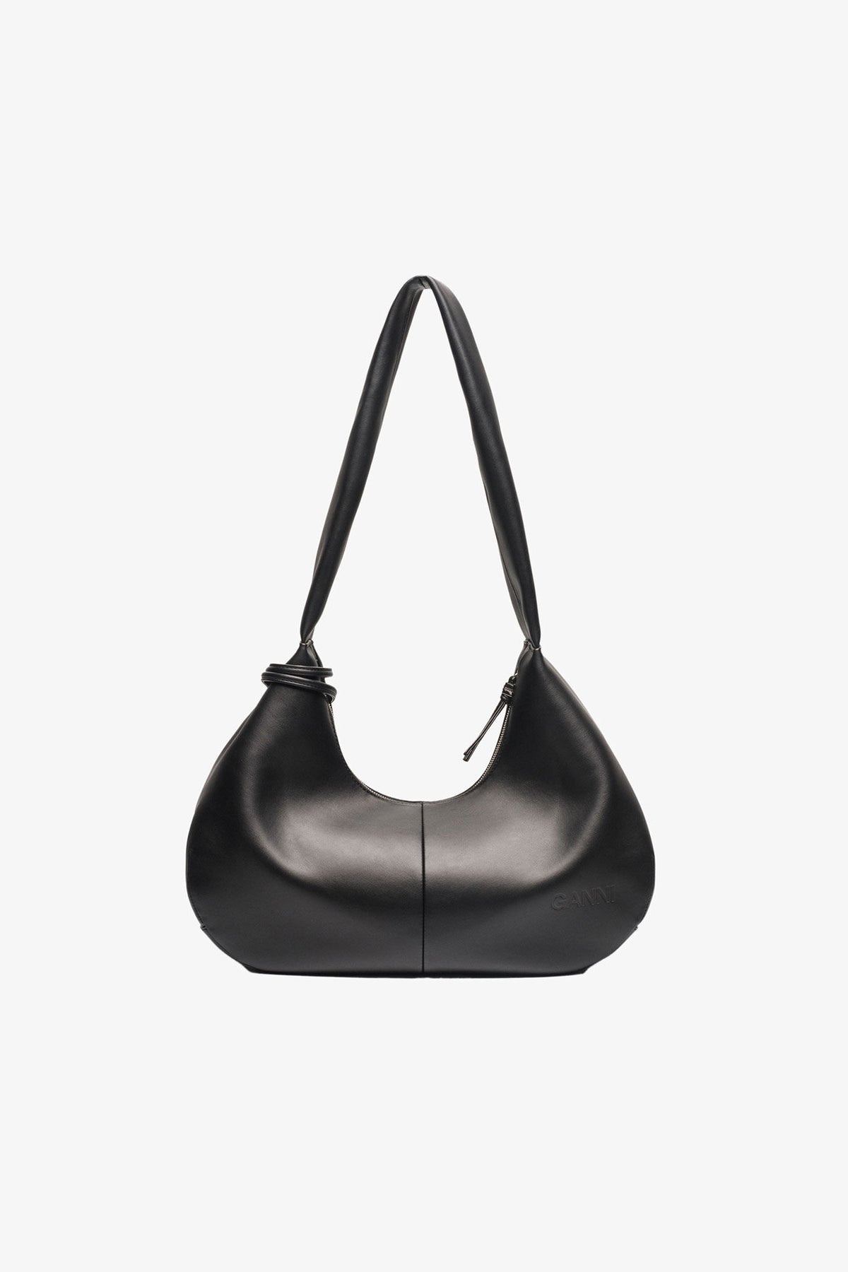 Ganni Bou Bag Hobo Medium - Black