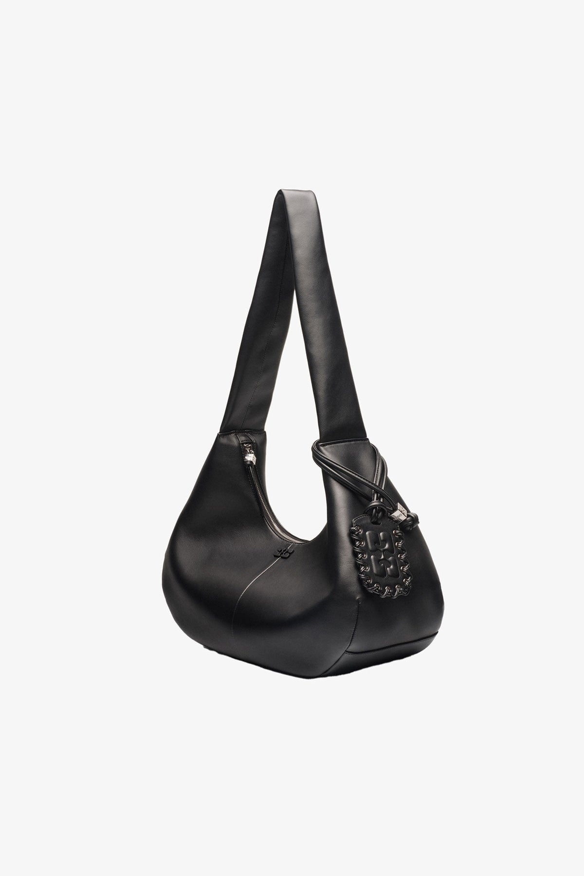 Ganni Bou Bag Hobo Medium - Black