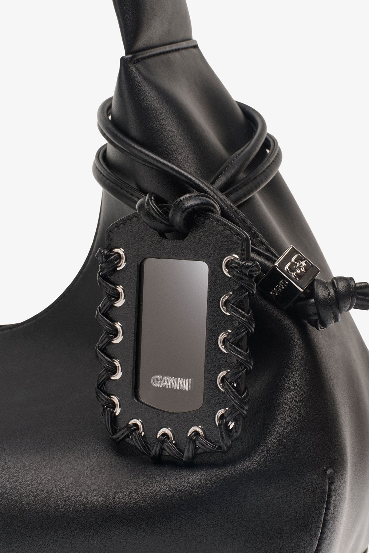 Ganni Bou Bag Hobo Medium - Black