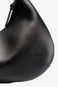 Ganni Bou Bag Hobo Medium - Black