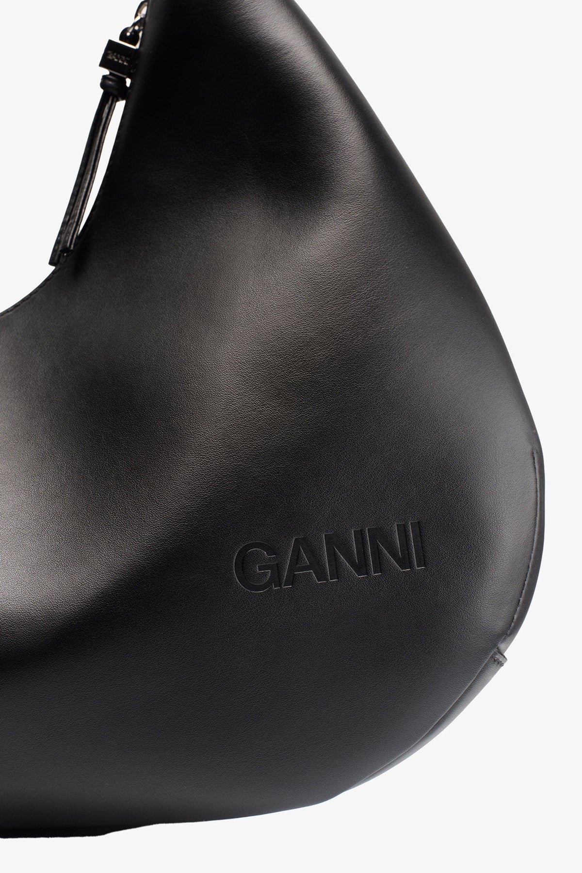 Ganni Bou Bag Hobo Medium - Black