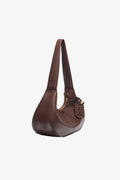 Ganni Bou Bag Hobo Medium - Seal Brown