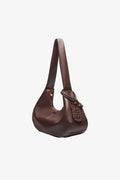 Ganni Bou Bag Hobo Medium - Seal Brown