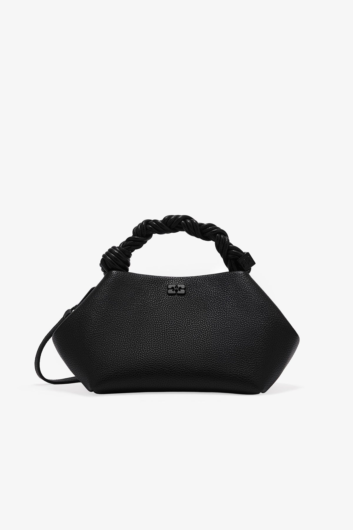 Ganni Bou Bag Small Grained - Svart