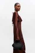 Ganni Bou Bag Small Grained - Svart