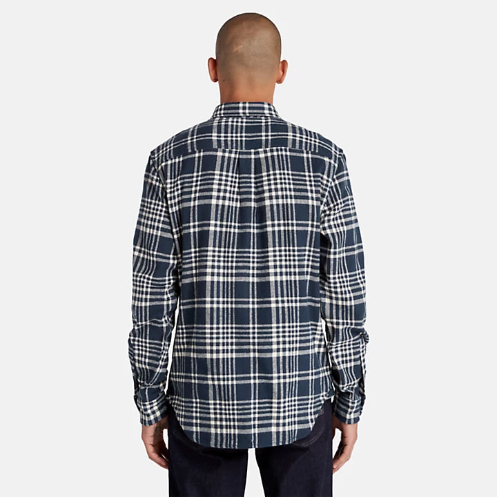 Ls Heavy Flannel Check Shirt Regular - Dark Sapphire Yd