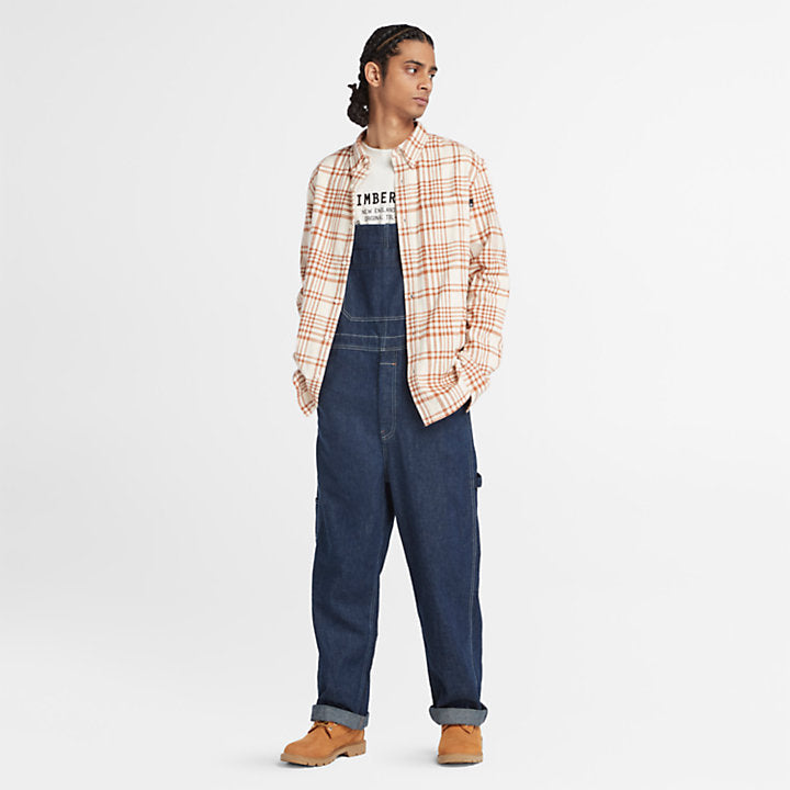 Ls Heavy Flannel Check Shirt Regular - Argan Oil Yd