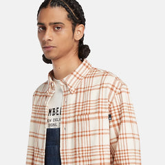 Ls Heavy Flannel Check Shirt Regular - Argan Oil Yd