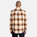 Ls Heavy Flanellskjorta Regular - White Smoke Yd
