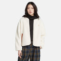 Sherpa Fleece Bomber - White Smoke
