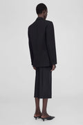 Bar Silk Skirt - Svart