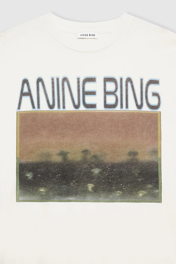 Cade Tee Mushrooms - Off White