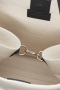 Cara Tote - Natural Canvas With Black
