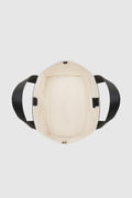 Cara Tote - Natural Canvas With Black