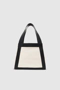 Cara Tote - Natural Canvas With Black