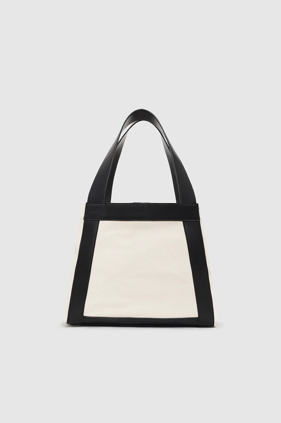 Cara Tote - Natural Canvas With Black