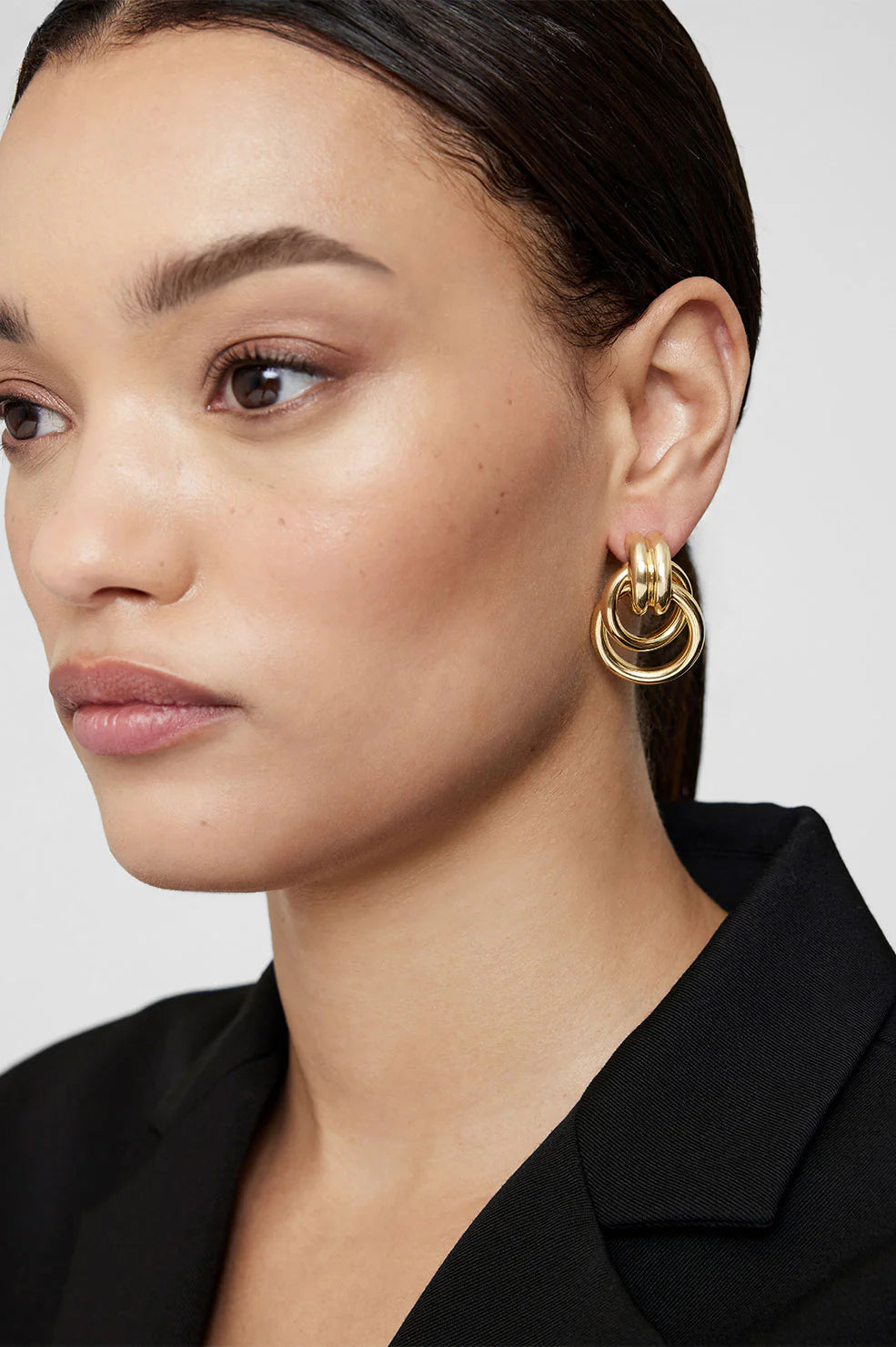 Double Knot Earrings - Gold