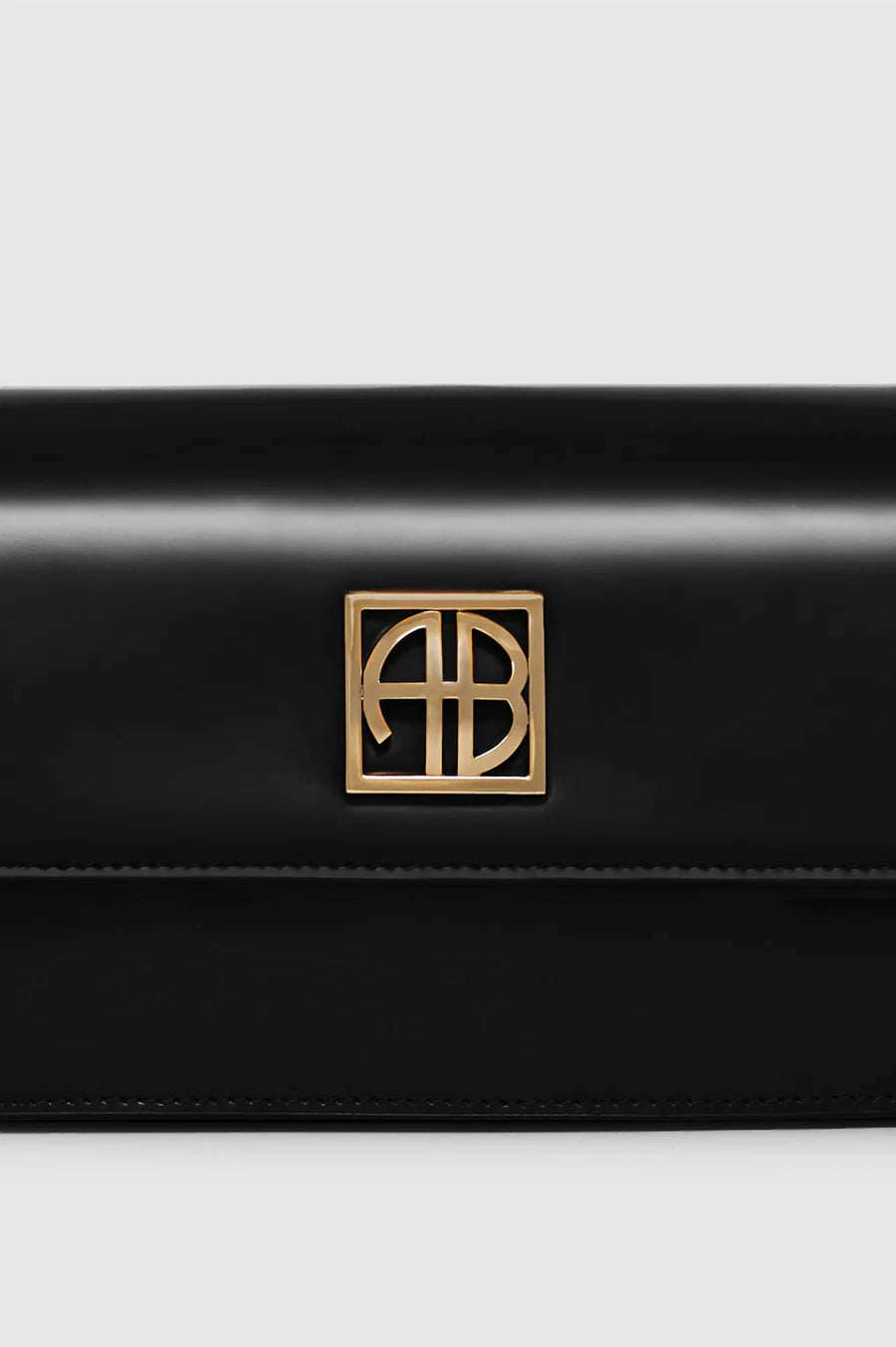 Elly Crossbody Bag - High-Shine Black