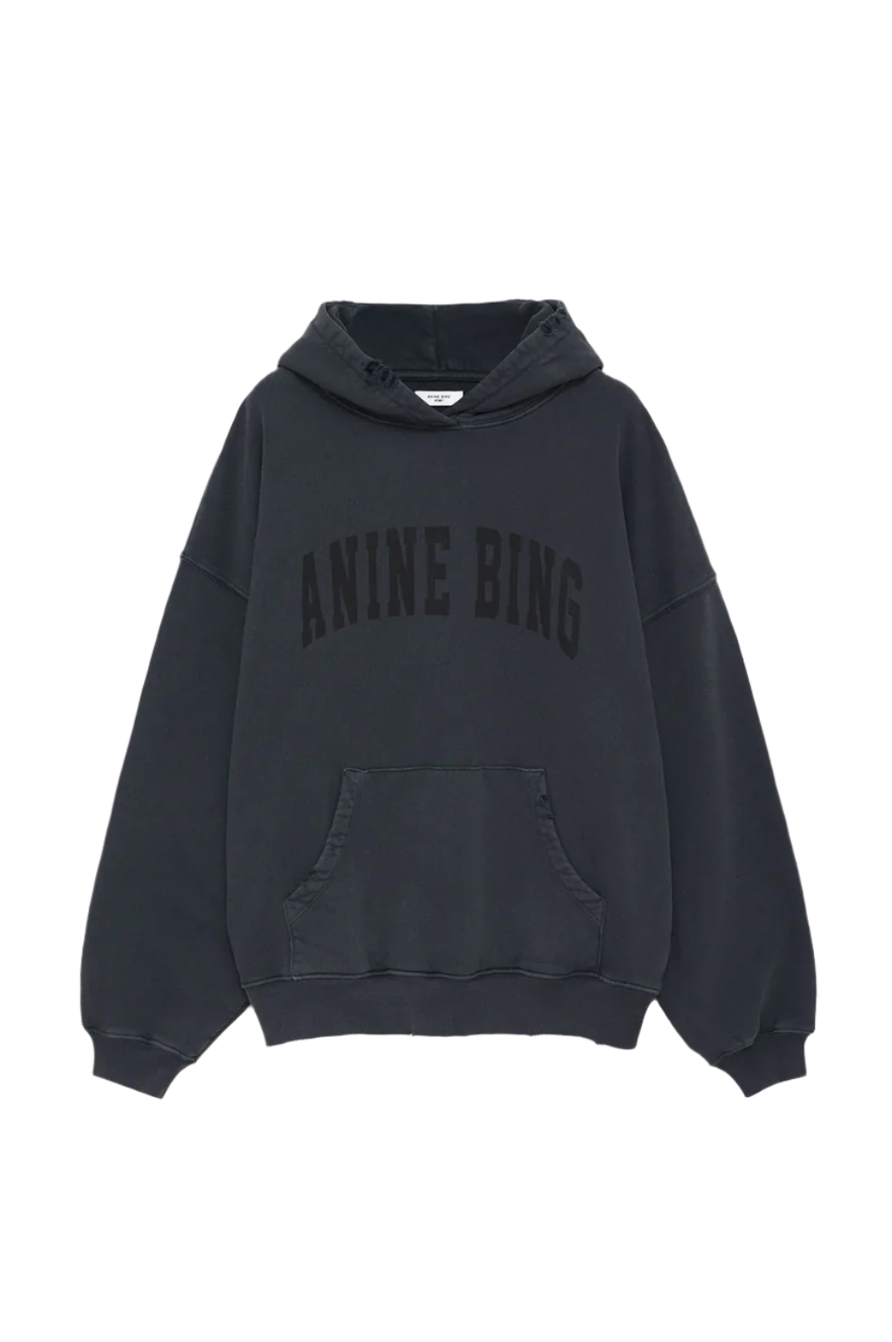 Harvey Sweatshirt - Mörk tvättad svart