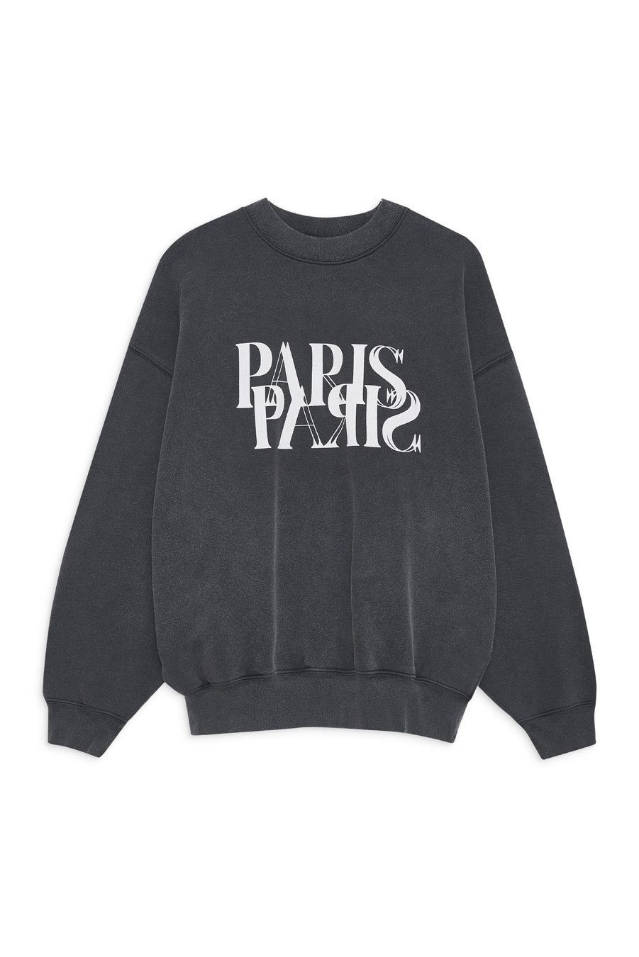Jaci Sweatshirt Paris - Washed Black