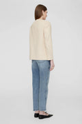 Janet Jacket - Cream And Peach Houndstooth
