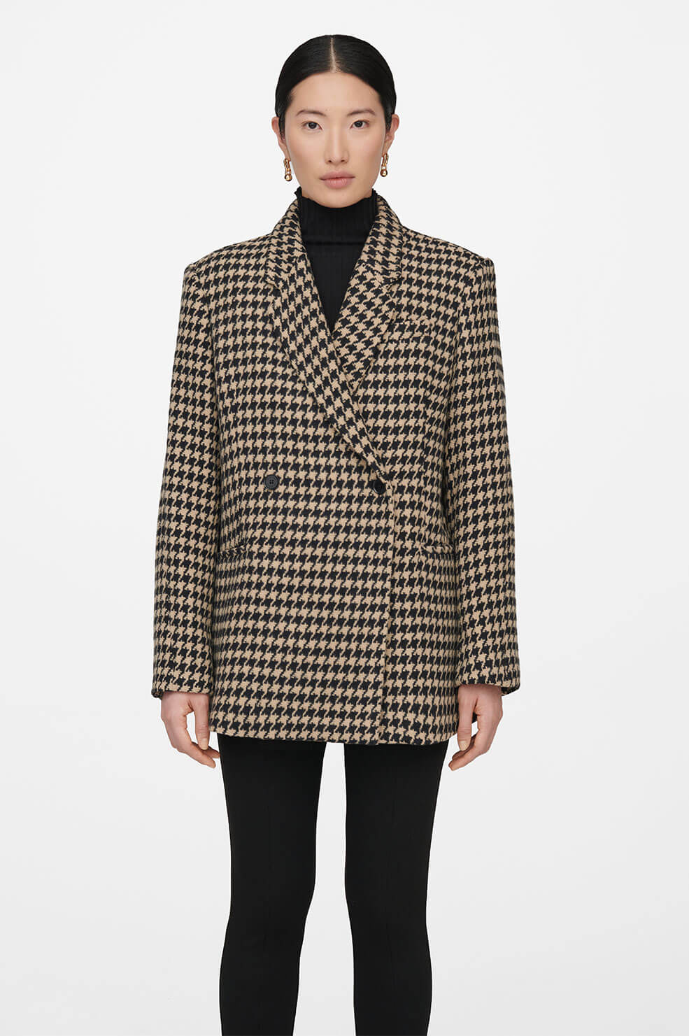 Kaia Blazer - Houndstooth