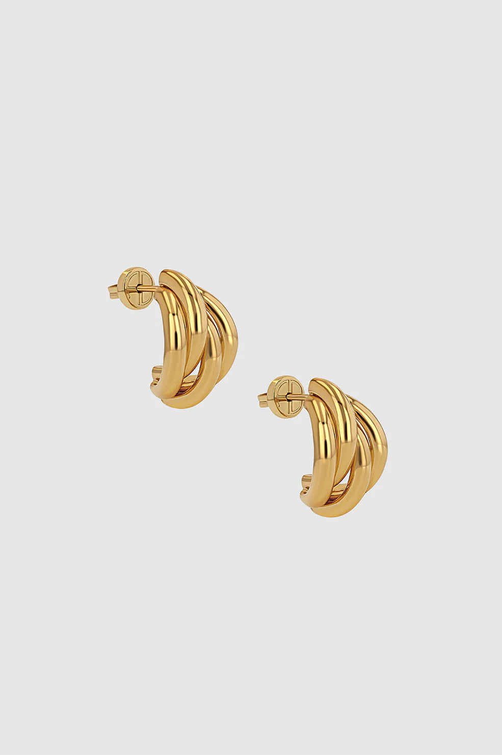 Knot Earrings - Gold
